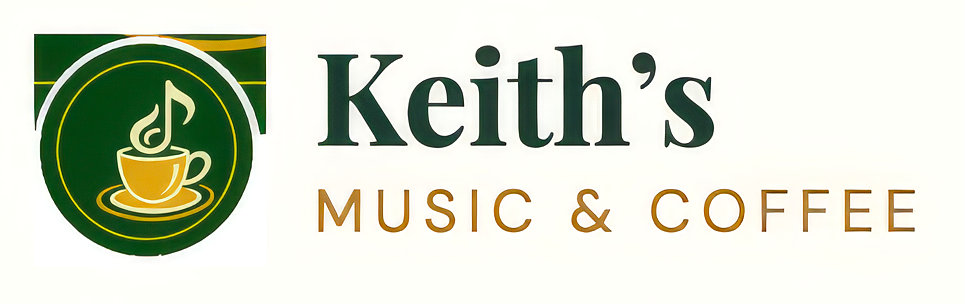 Keith's Music and cafe logo